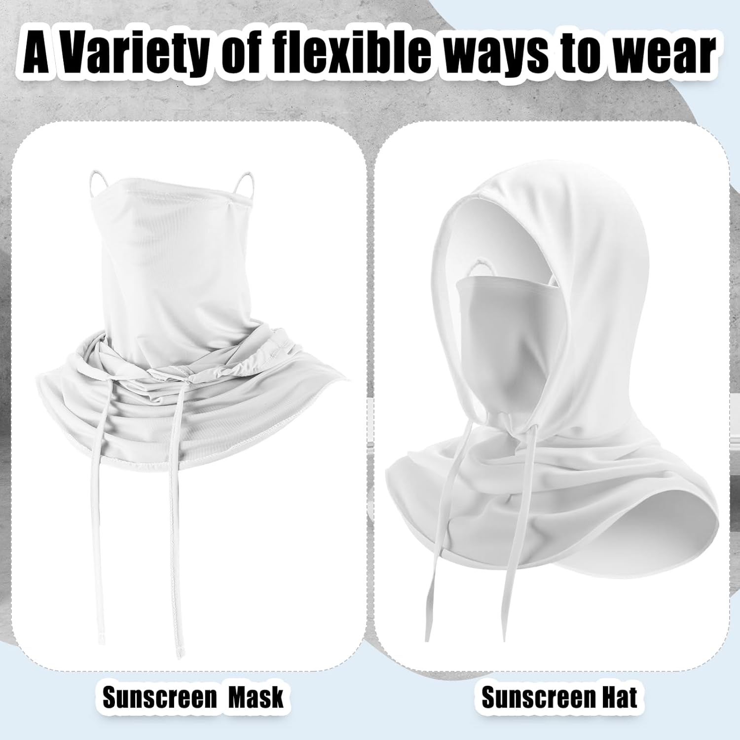 Frienda Balaclava Ski Mask UV Protection Hood Breathable Full Head Mask Face Cover for Men Women Motorcycle Fishing