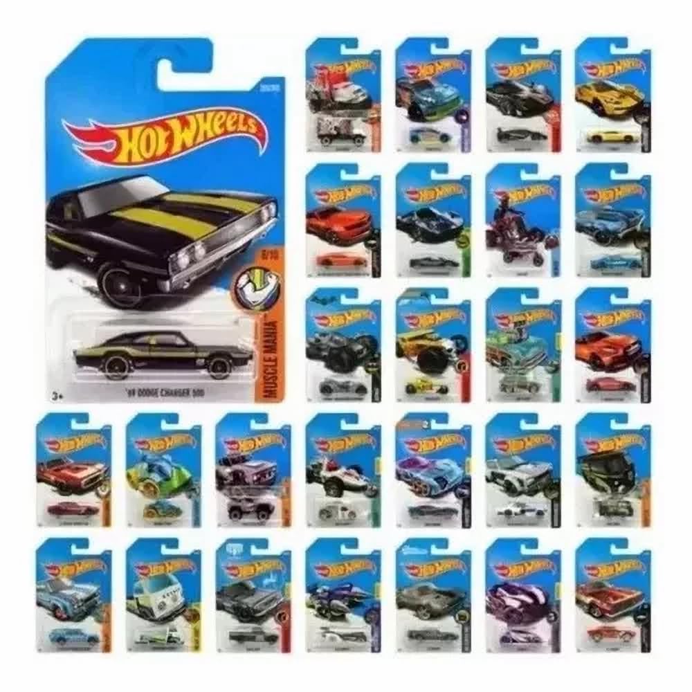 Hot Wheels 12 Carrinhos 1:64 SORTIDOS SEM DUPLICIDADE - Mattel