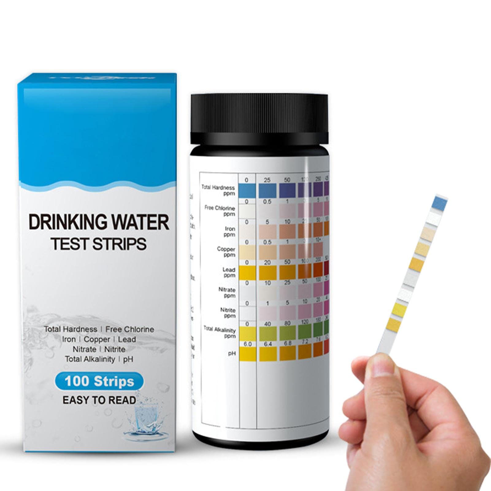 Buy Lefenii Water Hardness Test Water Tester Kit Drinking Water Test Kit with Color Charts