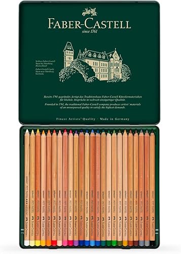 Faber Castell Pitt - Juego de 24 lápices pastel
