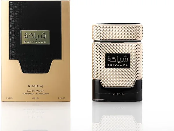 Khadlaj Shiyaaka Gold Eau De Parfum Spray for Women, 3.4 Ounce