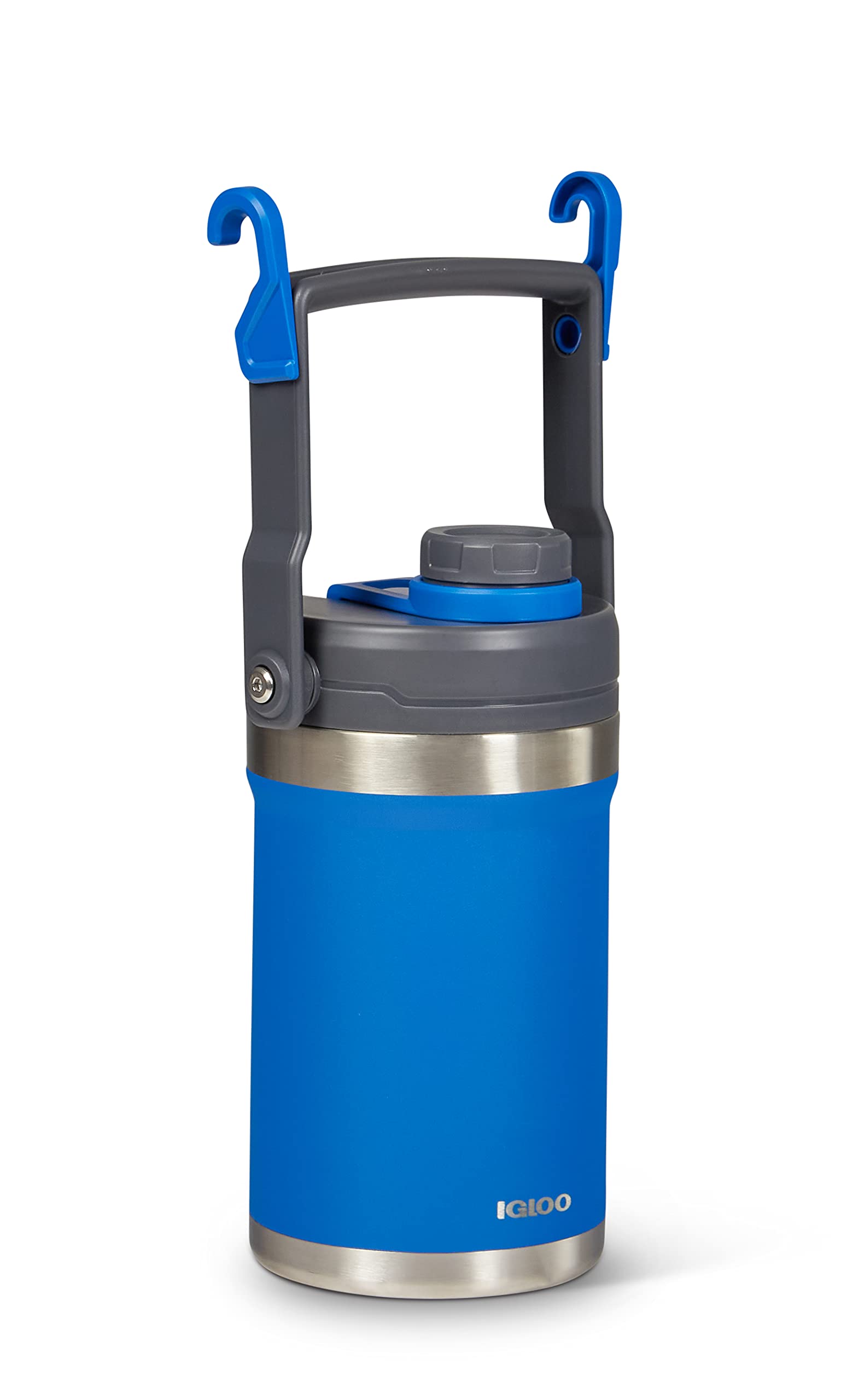 Igloo Jarra deportiva de acero inoxidable azul de 1/2 galones