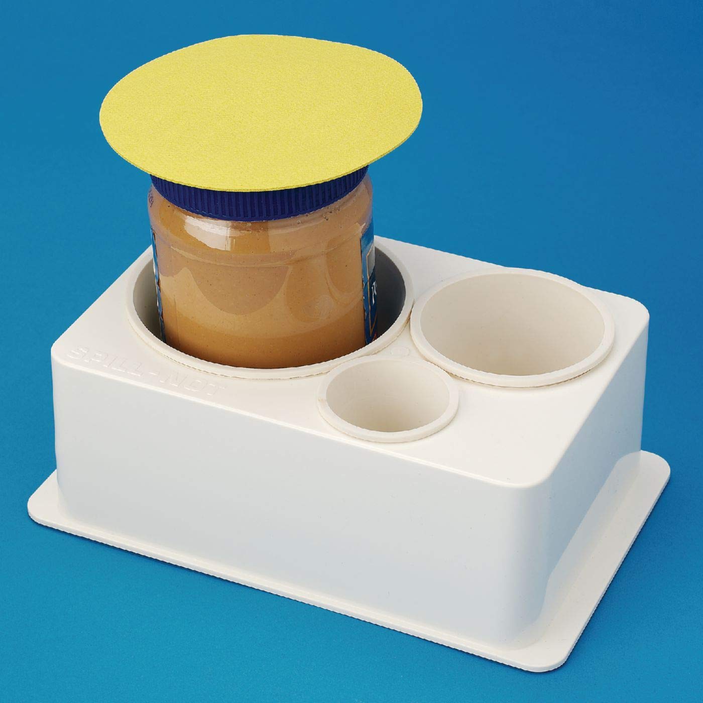 Sammons Preston Spill-Not Jar & Bottle Opener, Jar and Bottle Opener For Those With a Weak Grip, One Handed Jar and Bottle Opener