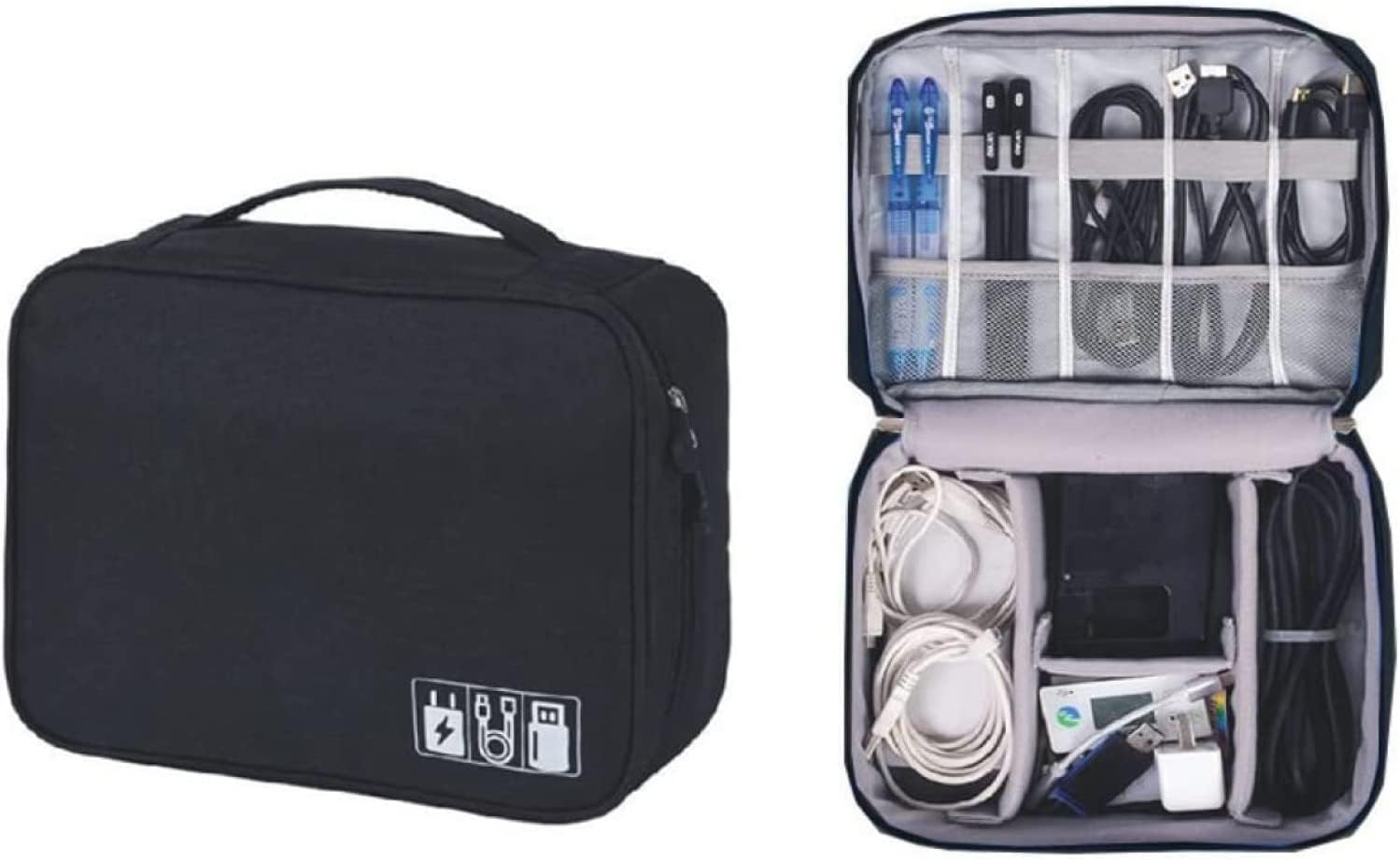 Electronic Organizer, Travel Cable Organizer Bag