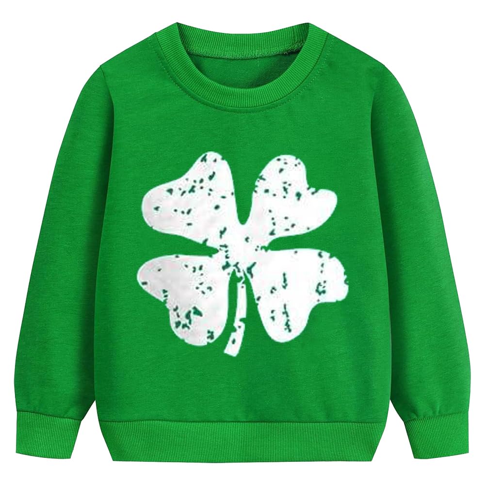 Popshion Toddler Boys Sweatshirt Cotton Lightweight Kids Winter Warm Sweater Crewneck Pullover Tops