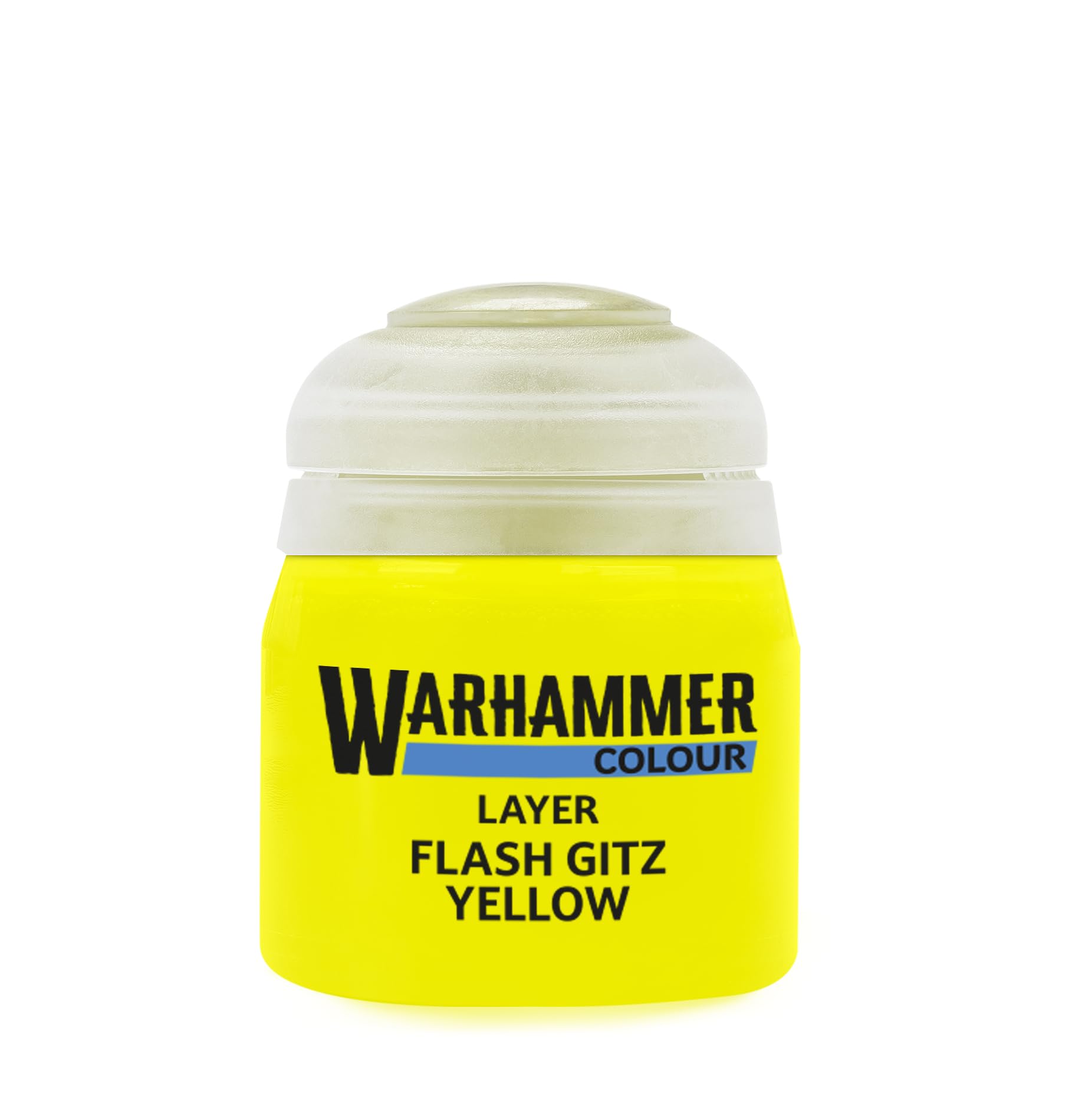 Warhammer Colour Layer Paint, Flash Gitz Yellow, Acrylic, 12ml