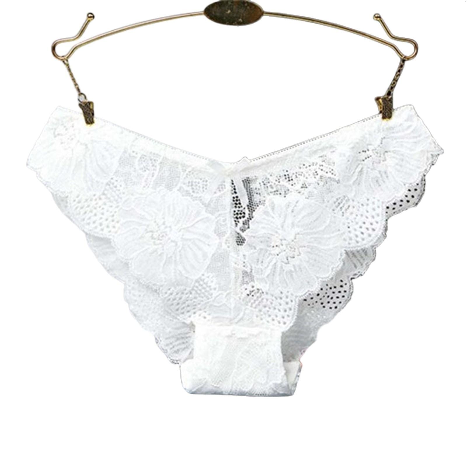 Culottes Femmes Mesdames Briefes Transparent Lace Papes 3 Packs