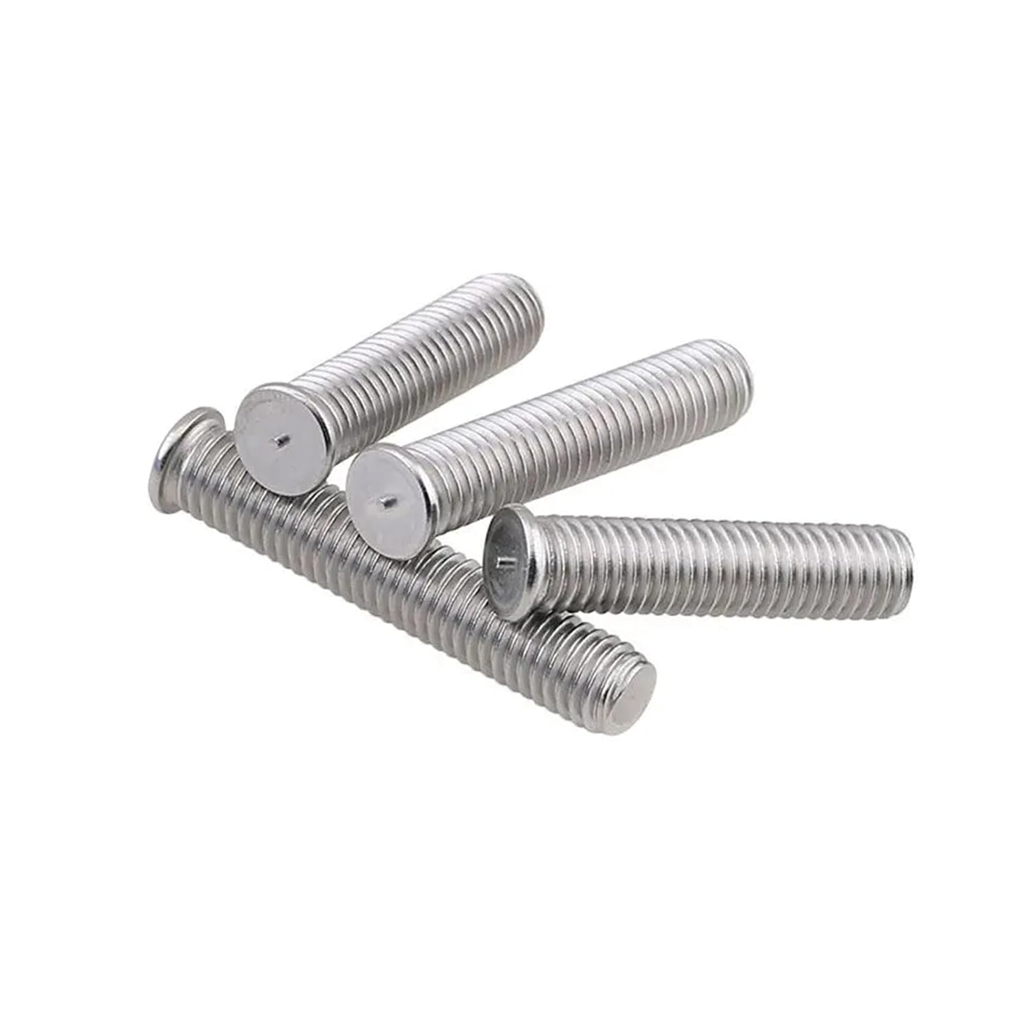 50/1000 Pieces M3 M4 M5 M6 Welding Studs for Capacitor Discharge Welding Stainless Steel spot Welding Screws Welding Studs(200Pcs,35MM_M6)