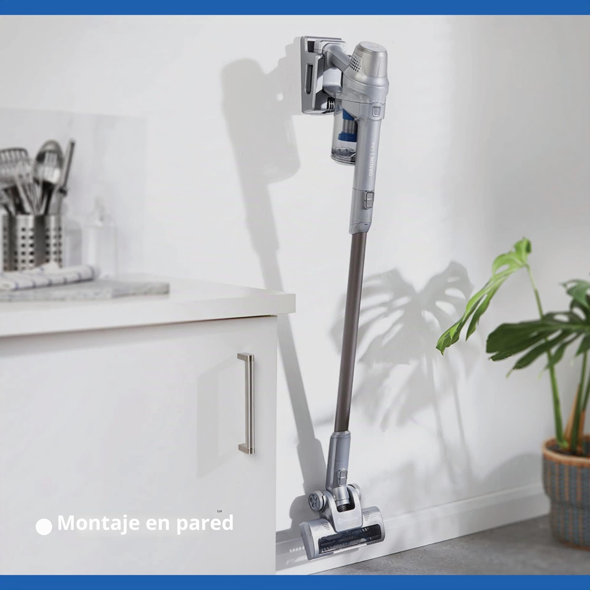 Vacmaster Orson Lite - Aspiradora Escoba sin Cable, Aspiradora de Mano sin Cable, 8Kpa/24V, Aspiradora Vertical Inalámbrica, LED Cepillo Electrico, 3 in 1, hasta 40 min, Aspiradora Escoba Hogar