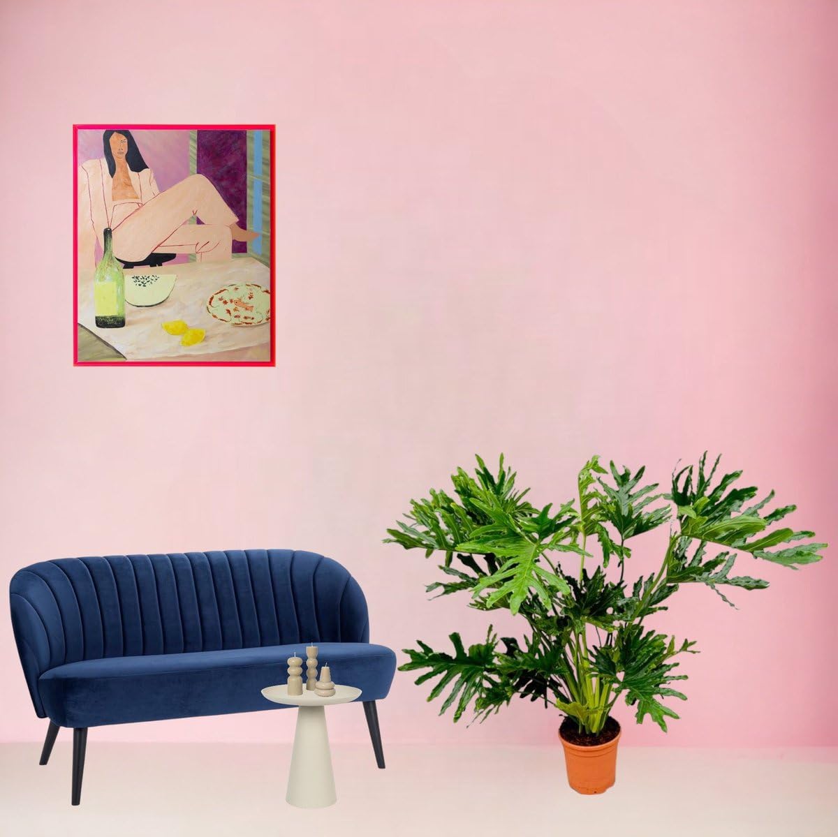 Trendyplants Philodendron Selloum - Planta de interior (110-130 cm, diámetro de la maceta: 24 cm)