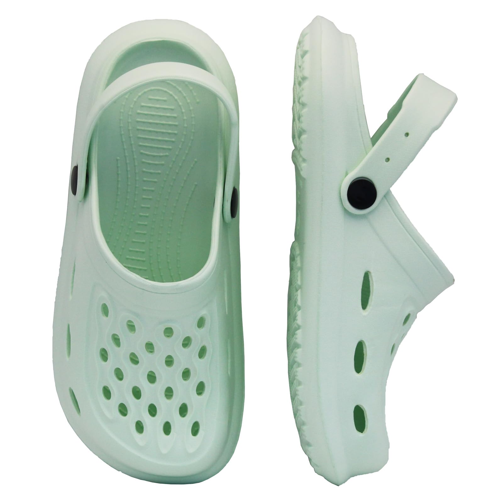 Garden Clogs for Women and Men, Slip On Mules Sandals Classic Slippers Outside Home Casual Wear Non-Slip Air Cushion Thick Bottom Sliders Shoes