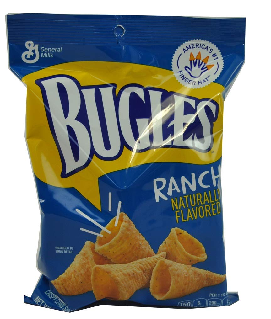 Bugles Crispy Corn Snacks Variety, Original, Hot Buffalo, Ranch, Bold