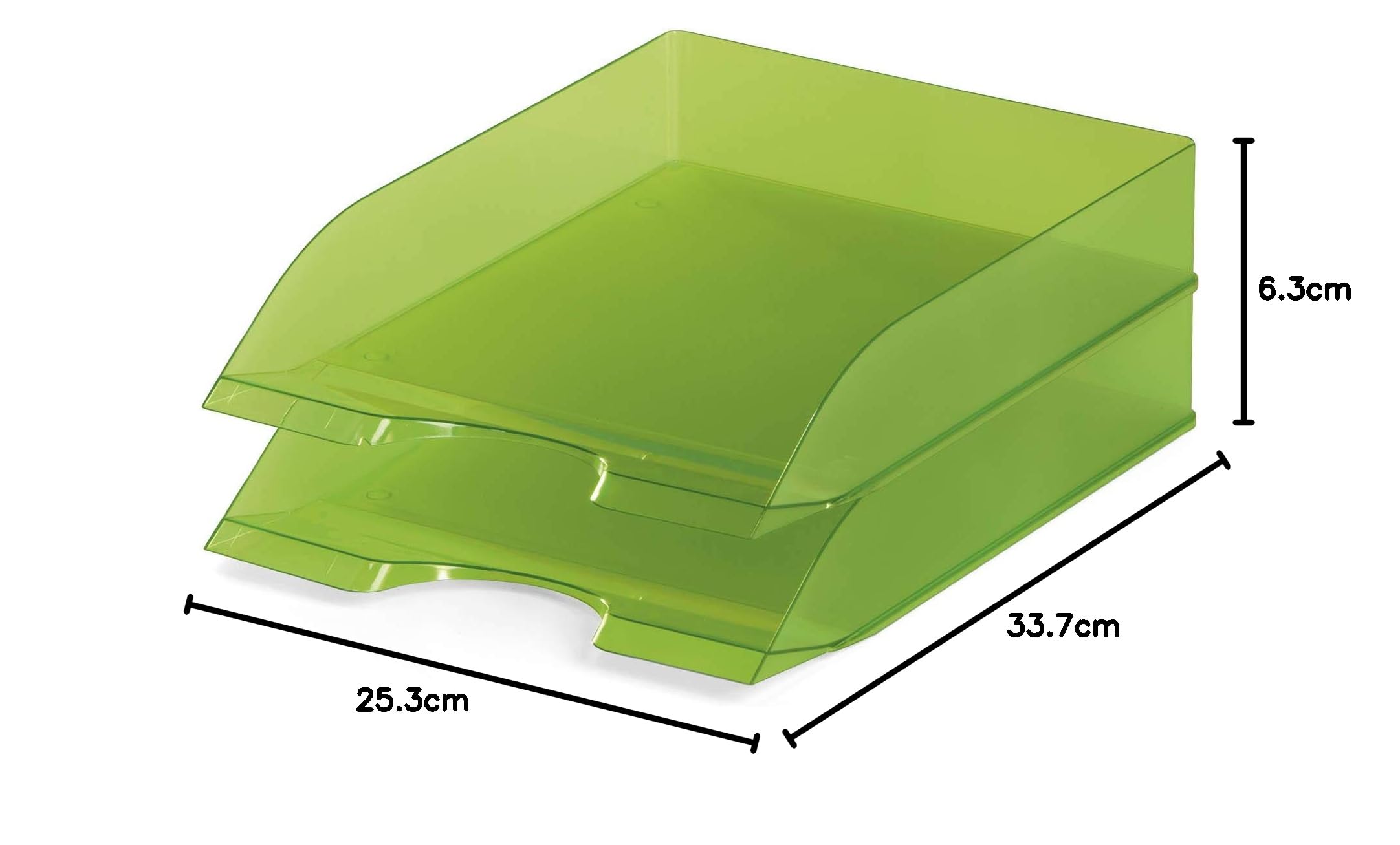 Durable 1701673017 Vaschetta Portacorrispondenza, Confezione da 6 Pezzi, Verde Chiaro