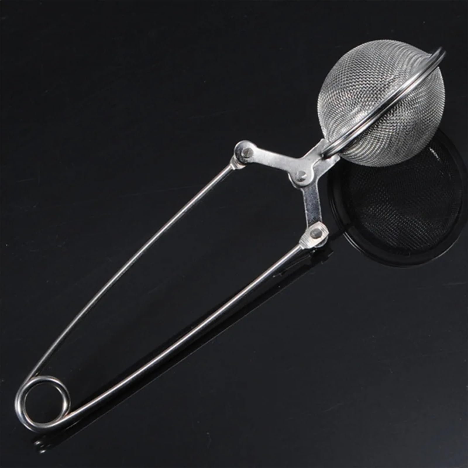 20 divertenti infusori in acciaio inox a forma di cucchiaio, infusore a forma di pallina da tè, infusore da spremere per foglie, erbe aromatiche, filtro a sfera con manico, per foglie di tè sfuse e