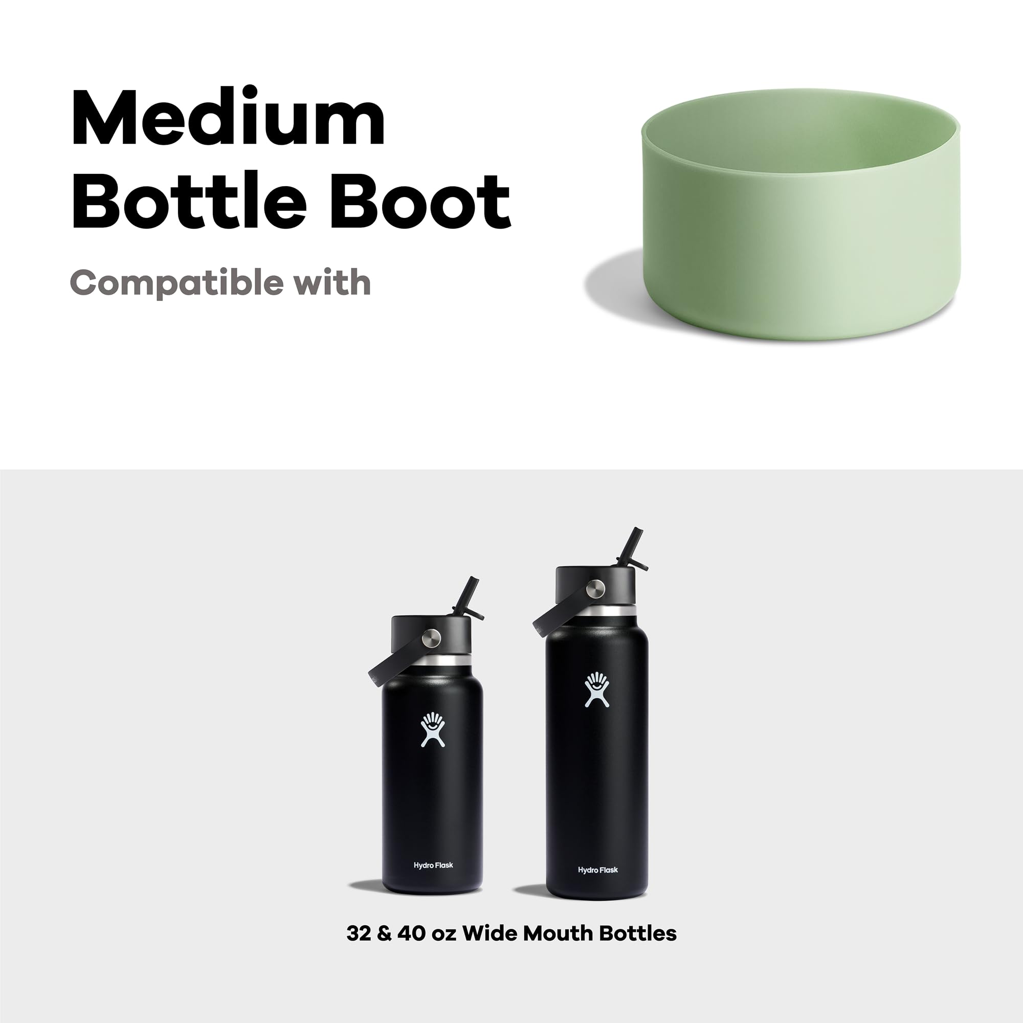HYDRO FLASK, Silicone Flex Boot, Protective Silicone Sleeve Boot, Anti Slip Bottom Sleeve Cover for 946ml / 1,183ml Bottles - Image 2