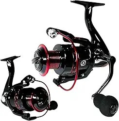 MOLINETE DE PESCA ALTO MAR MFD 5000-14 ROLAMENTOS - DRAG:10KG - ALUMINIO