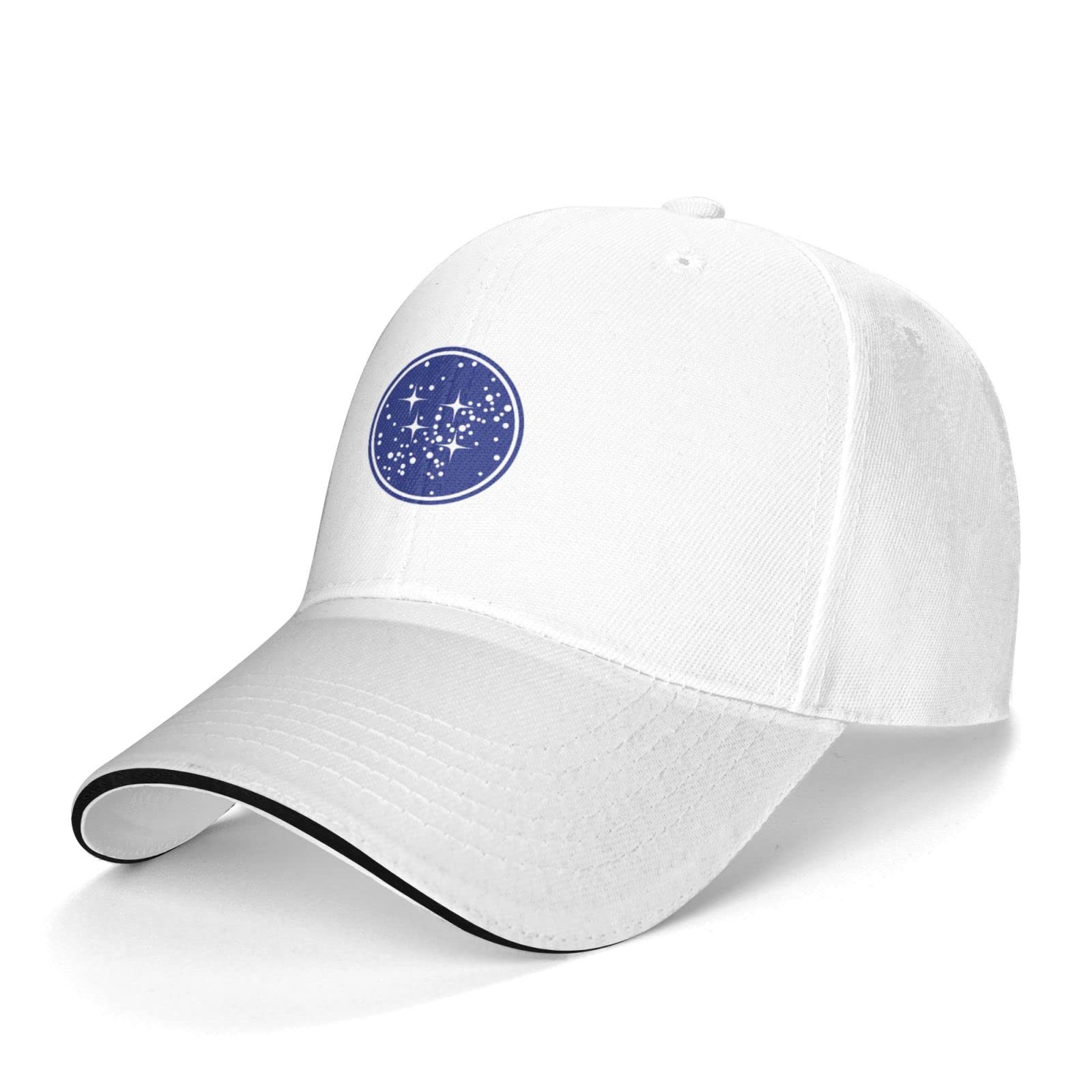 GenericSun Visor Hat United Federation of Planets Peaked Caps Mesh Back Snapback Cap Classic Trucker Hat for Running Travel Summer