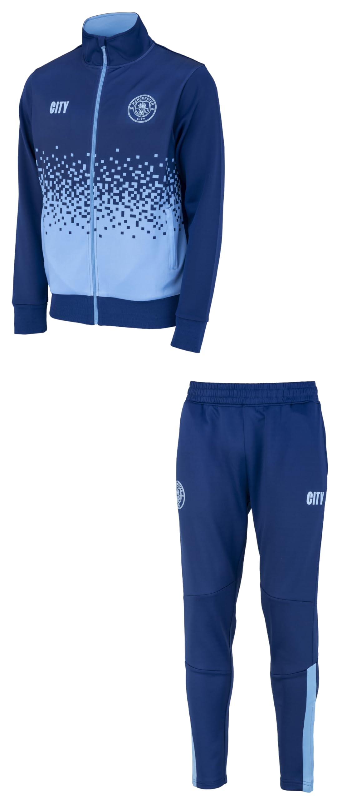 Manchester City Official Collection Football Tracksuit – Men's Size S