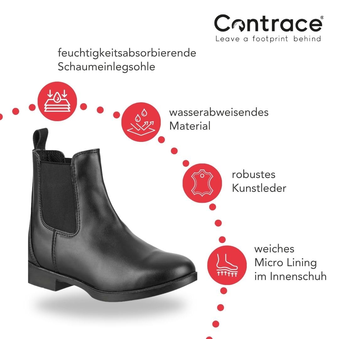 Reit-Stiefelette »Jodhpur Vegan« - Chelsea Boot - Veganer Reit-Schlupf-Schuh - Komfortinnensohle - Gummisohle - Mesh-Futter - Hautverträglich - Atmungsaktiv