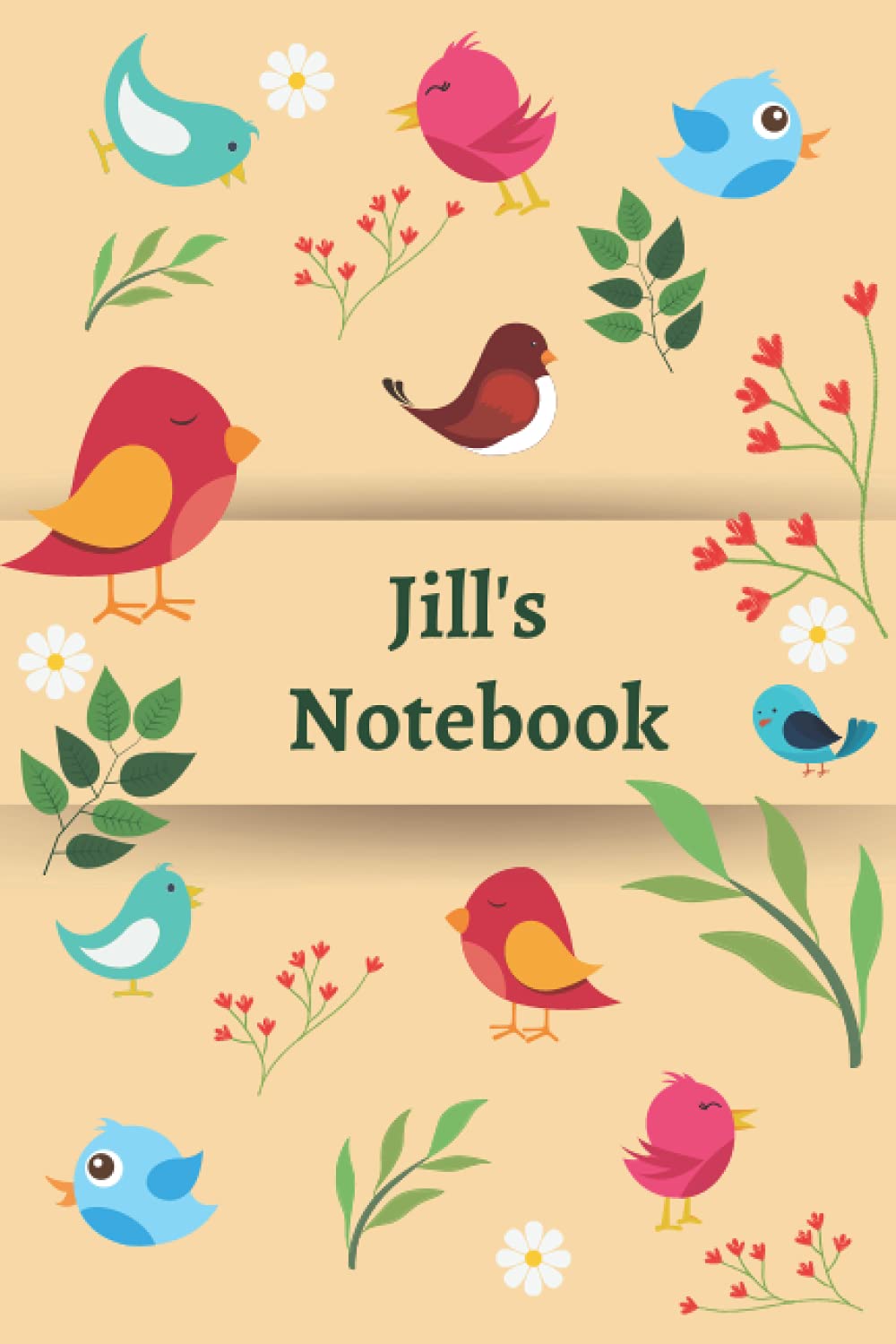Jill's Notebook: 120 Lined pages, (6”x 9”), Personalised Notepad, Note Pad, Notes, Birthday Present