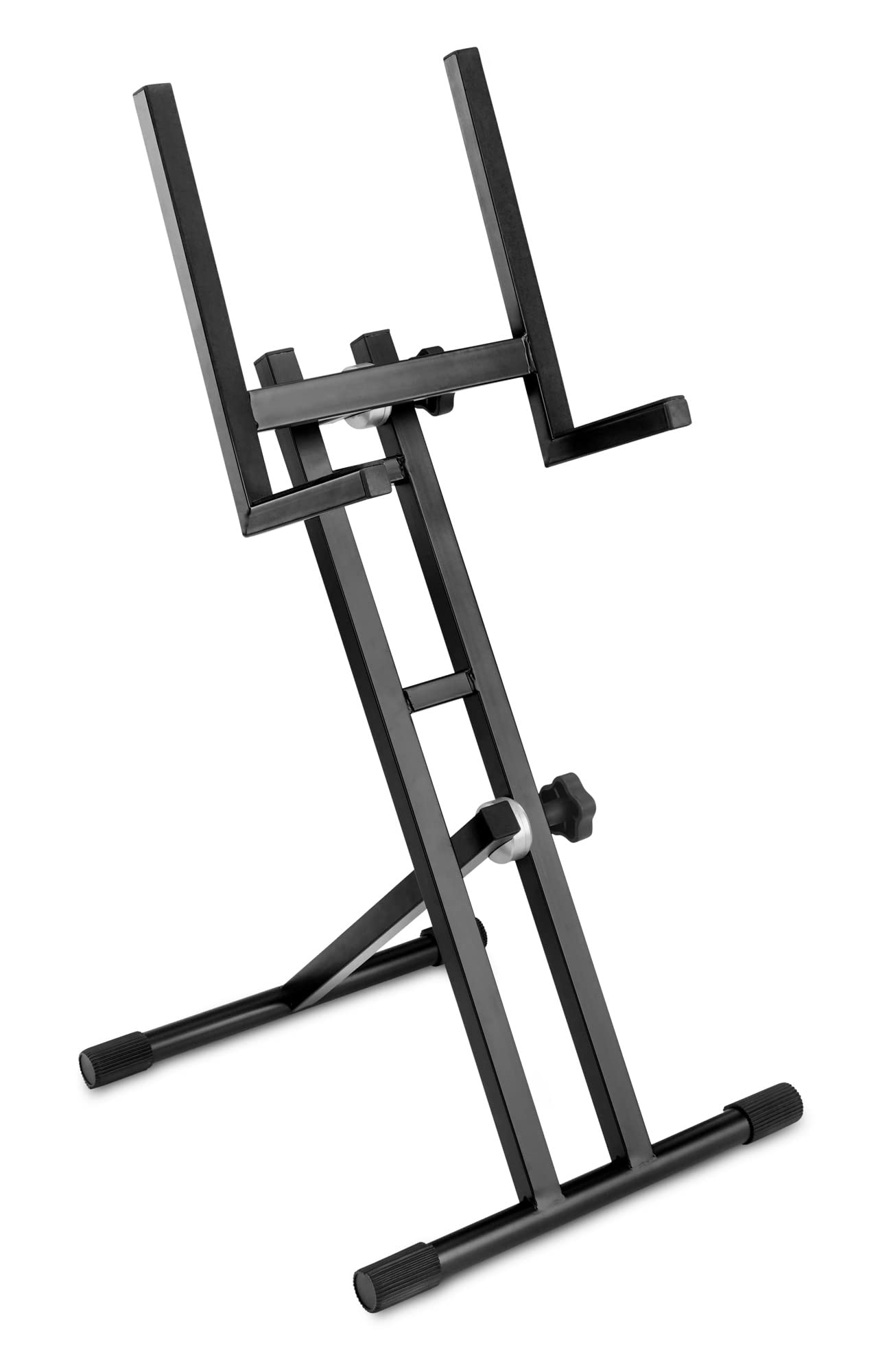 Pronomic Supporto MXS-100 per mixer, amplificatori chitarra, combo amp, laptop, casse, rack. Altezza totale 47-82 cm, altezza appoggio da terra 35-68,5 cm.