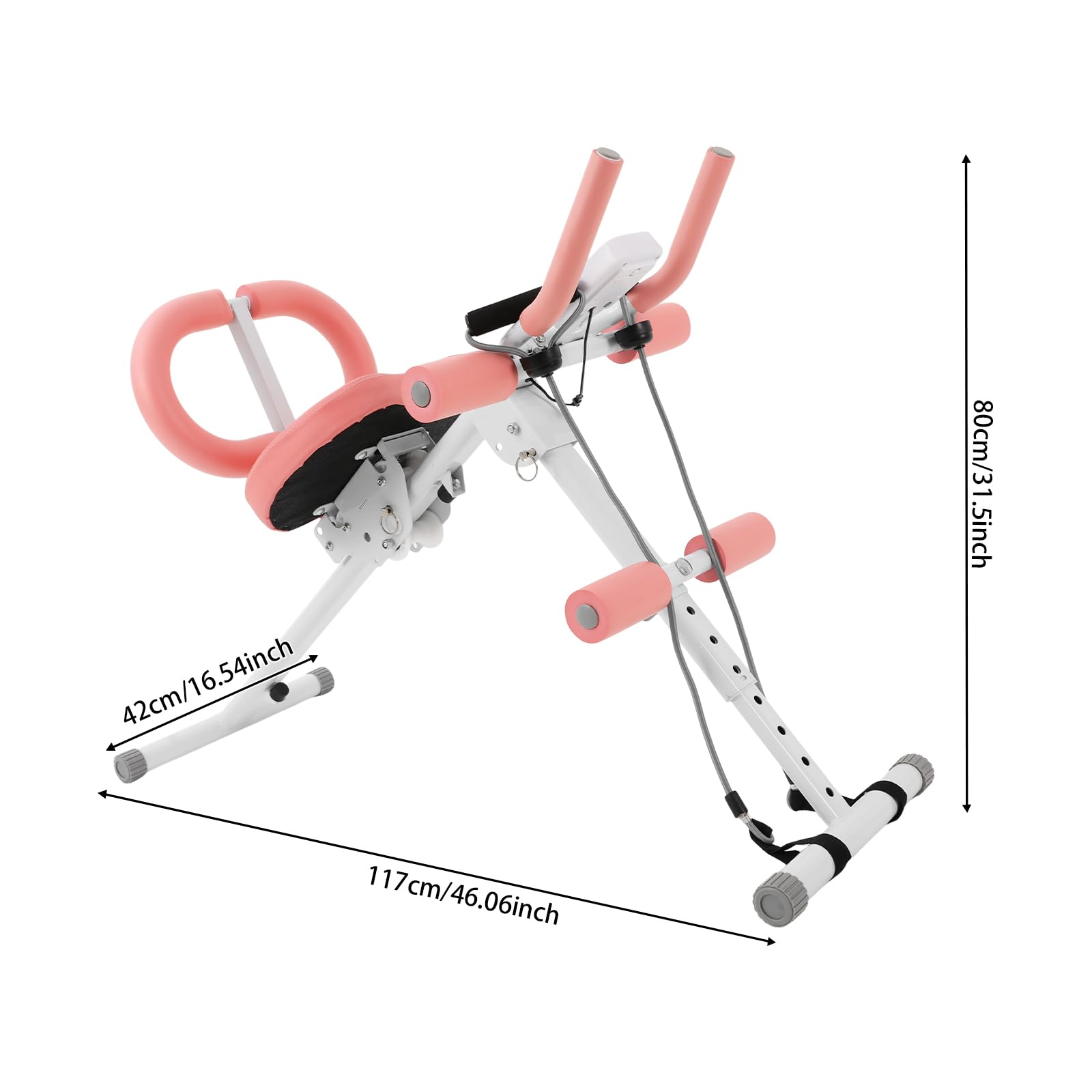 Entrenador abdominal para el hogar multifuncional plegable