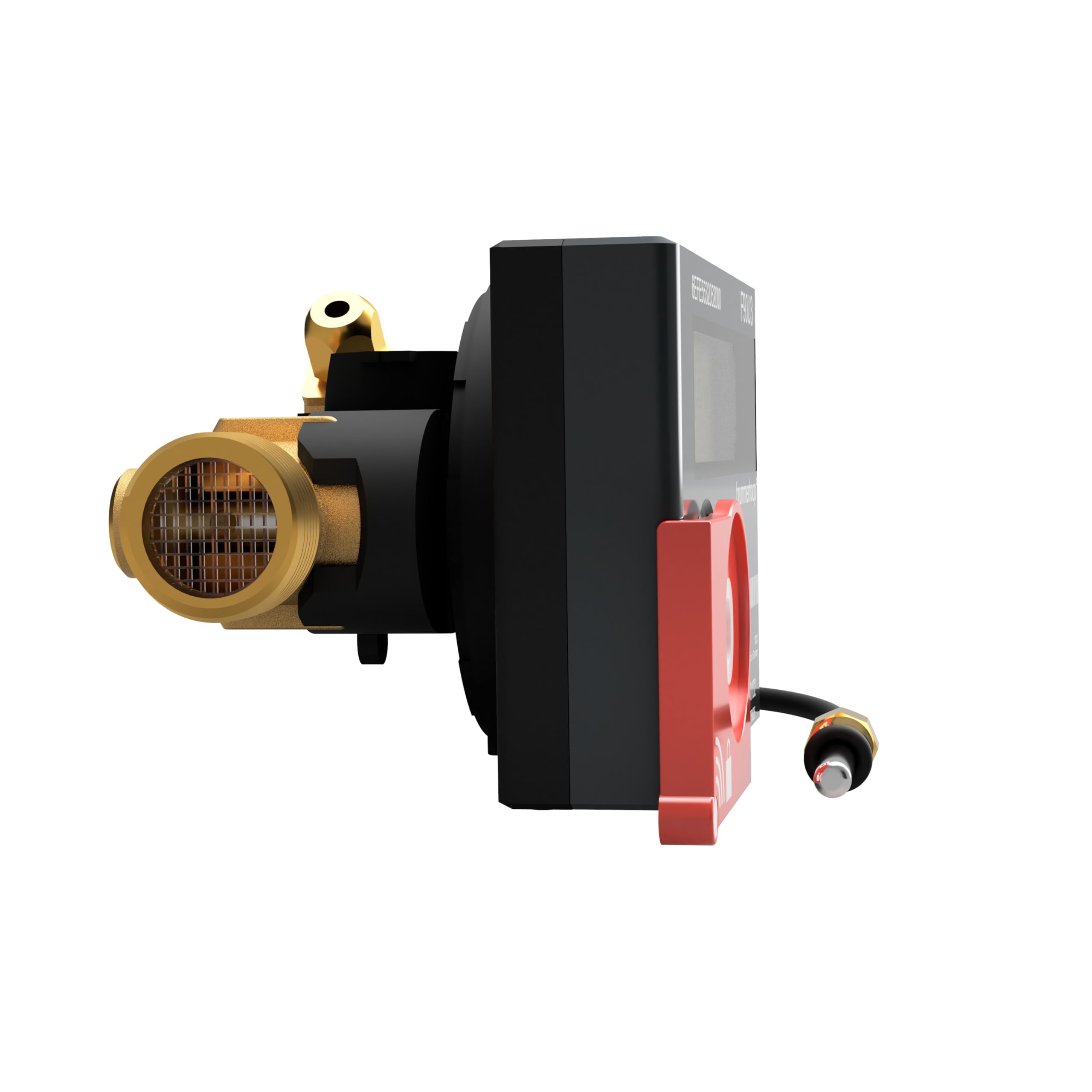 Ultraschall-Funk-Wärmezähler F90U3 Qp2,5 DN20mm Baulänge 130mm 1 Zoll Anschlussgewinde, abnehmbare Anzeigeeinheit inkl. Funk OMS 868 MHz und AES-Schlüssel Eichung 2025 gültig bis 2031