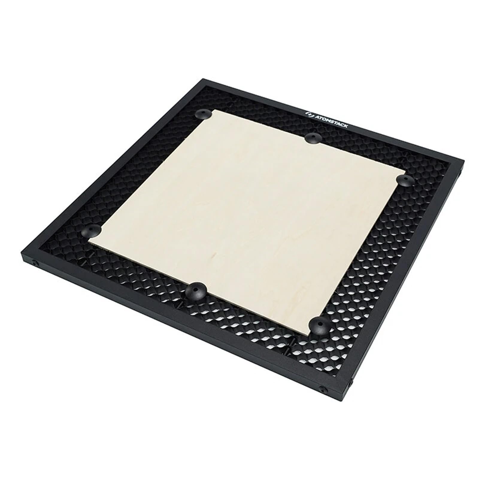 ATOMSTACK F2N Plaques laser en nid d'abeille, 300 x 300 mm, en métal, table en nid d'abeille, protection de table universelle pour machine à graver laser Swift CO2, diodes de CO2, dissipation de la