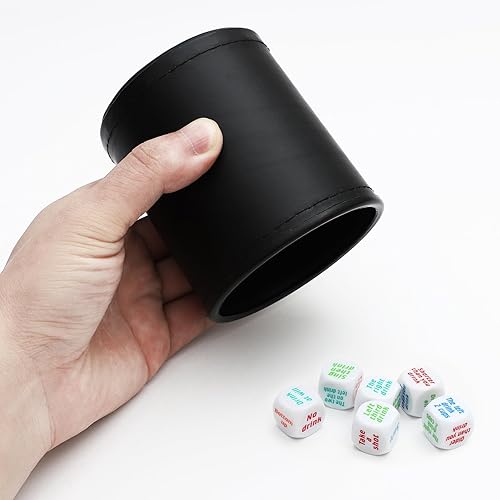 Miniatura 5 de SOTOGO Juego de 7 dados para bar para beber, juego de dados para adultos, cumpleaños, boda, graduación, fiesta, recuerdos, juguetes