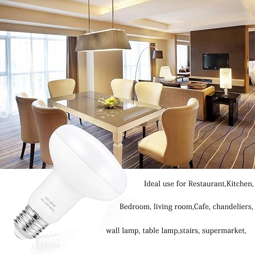 Miniatura 10 de Small frog Floodlight - Bombillas LED BR25 para interiores, 9 W, reemplazo de 75 W, incandescentes, 2700 K, blanco cálido, 900 lúmenes, bombillas