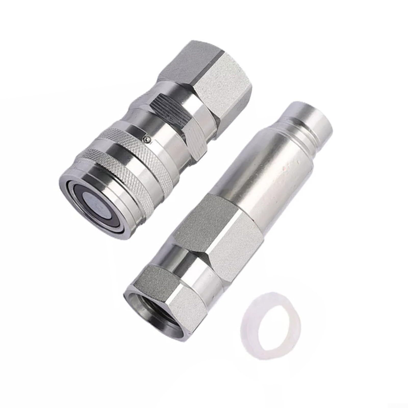 Flachsteckkupplungs-Set für Bobcat 7246777 7246790, Hydraulik für schnellkupplung Männlich & für weiblich für Bagger und Radlader, Metall