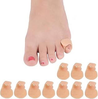 Pinky Toe Cushion Splint, Little Toe Separators, Little Toe Straightener with Loop, for Men Women Walking, Running, Prevent Blisters, Corn, Pain Relief 5 Pairs-picture-32