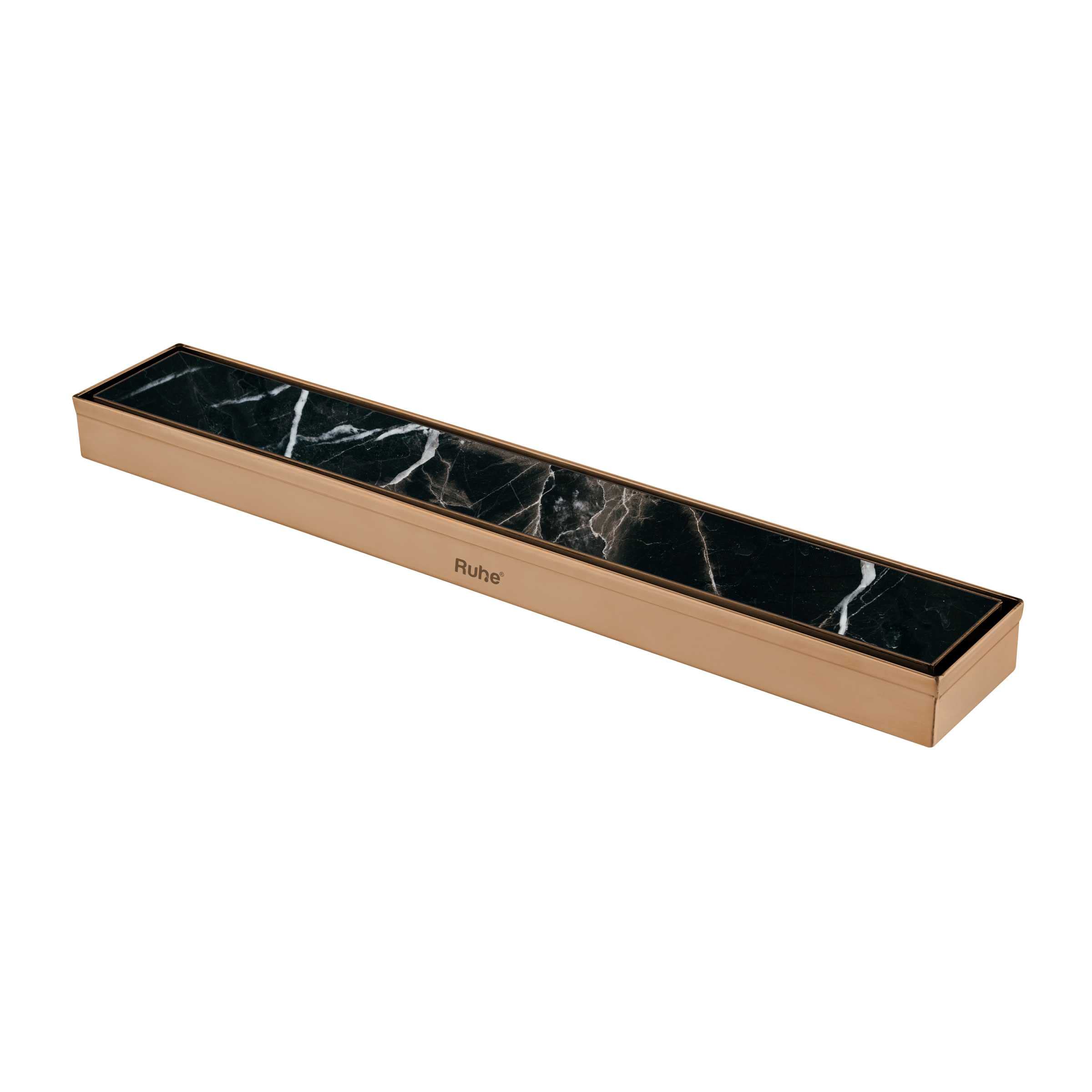 Ruhe® Tile Insert PVD Coating Floor Drain | 18 x 2 Inches Waste Water Floor Drain for 13mm Tile | 304 Stainless Steel Invisible Shower Drain Channel | Drain Channel with Trap/Jali - Antique Copper (B0BVJ4YXKS) Amazon Price History, Amazon Price Tracker