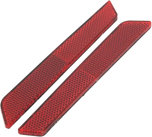 Miniatura 7 de TCT-MOTORPARTS Cubierta de pestillo de alforja reflectores rojos visibilidad para Harley Touring Road King FLT FLHT FLHTCU FLHRC Street Electra