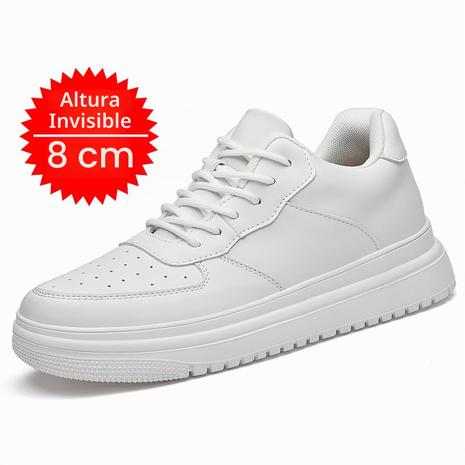 Generisch 2026 Zapatos con Elevadores Hombre 6/8/10cm Unisex Altura Ajustable Zapatos Casuales con Elevadores Antideslizantes Transpirables Zapatillas Elegantes Hombre Charol