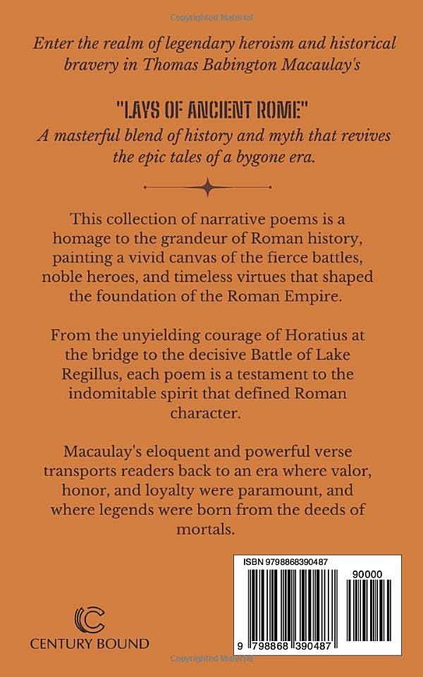 Lays of Ancient Rome: Historical Poems from the Roman Era - Image 2