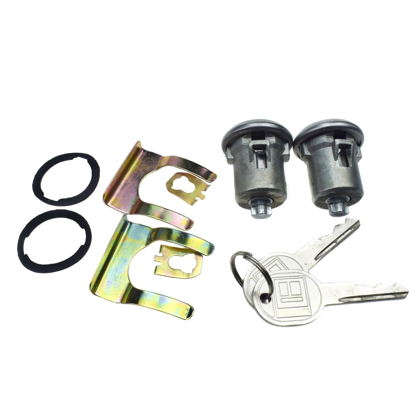 Dwtnmex Kit 001 Car Tailgate Lock For Chevrolet For Buick For Gmc For For Cadillac For Pontiac Ignition Or Door Or Trunk Lock Cylinder Keys Barrel Kit Tailgate Lock Actuator