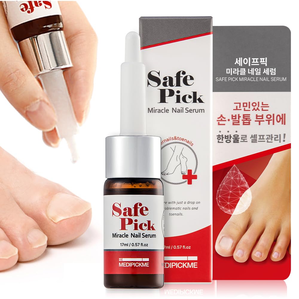 Nail Strengthener Serum for Weak, Thin & Brittle Nails - Keratin & Biotin Nail Repair Treatment for Damaged Nails from Gel & Acrylic - Quick-Drying Cuticle Care - 17ml (0.57 Fl Oz)