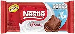 CHOCO NESTLE BARRA 80g CLASSIC AO LEITE