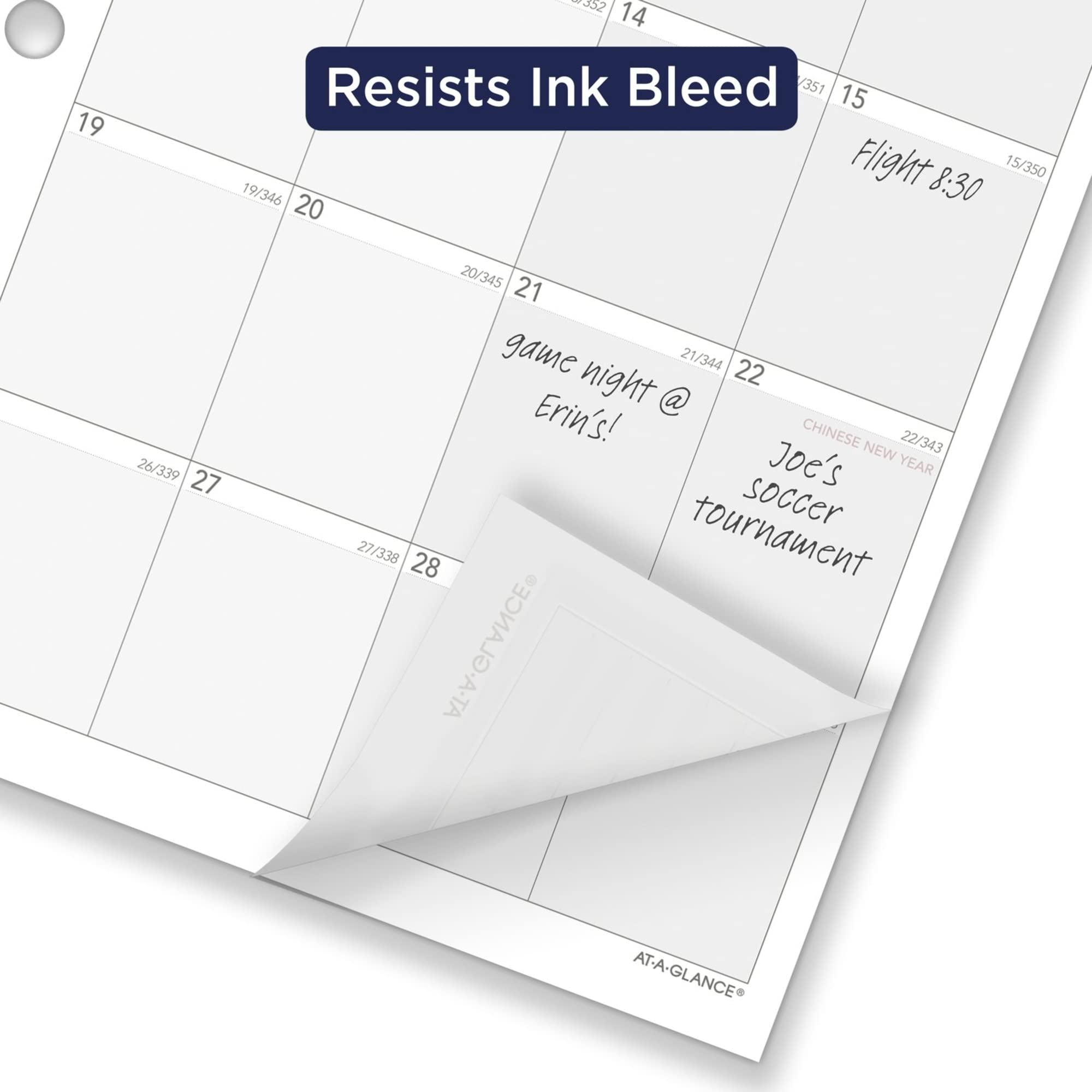 At-A-Glance 2023 Monthly Planner Refill, 12024 Day-Timer, 5-1/2" x 8-1/2", Size 4, Desk, Unruled Blocks, Loose Leaf - Image 3