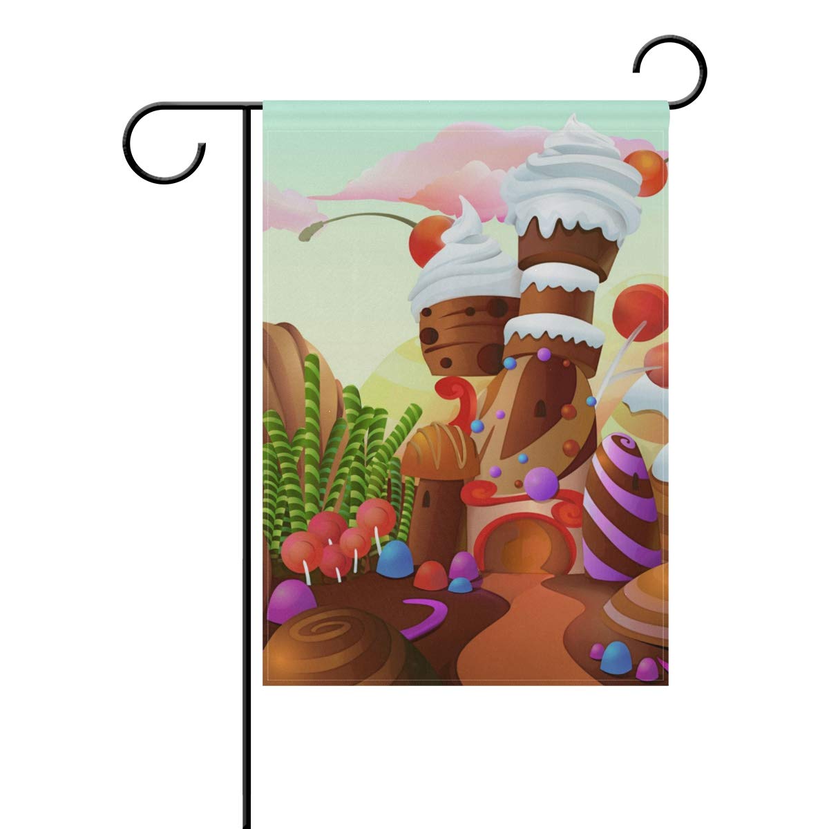 ALAZA Gartenflagge Eichhörnchen Gähnt – 30,5x45,7 Cm, Polyester, Doppelseitig Bedruckt, Wetterfest