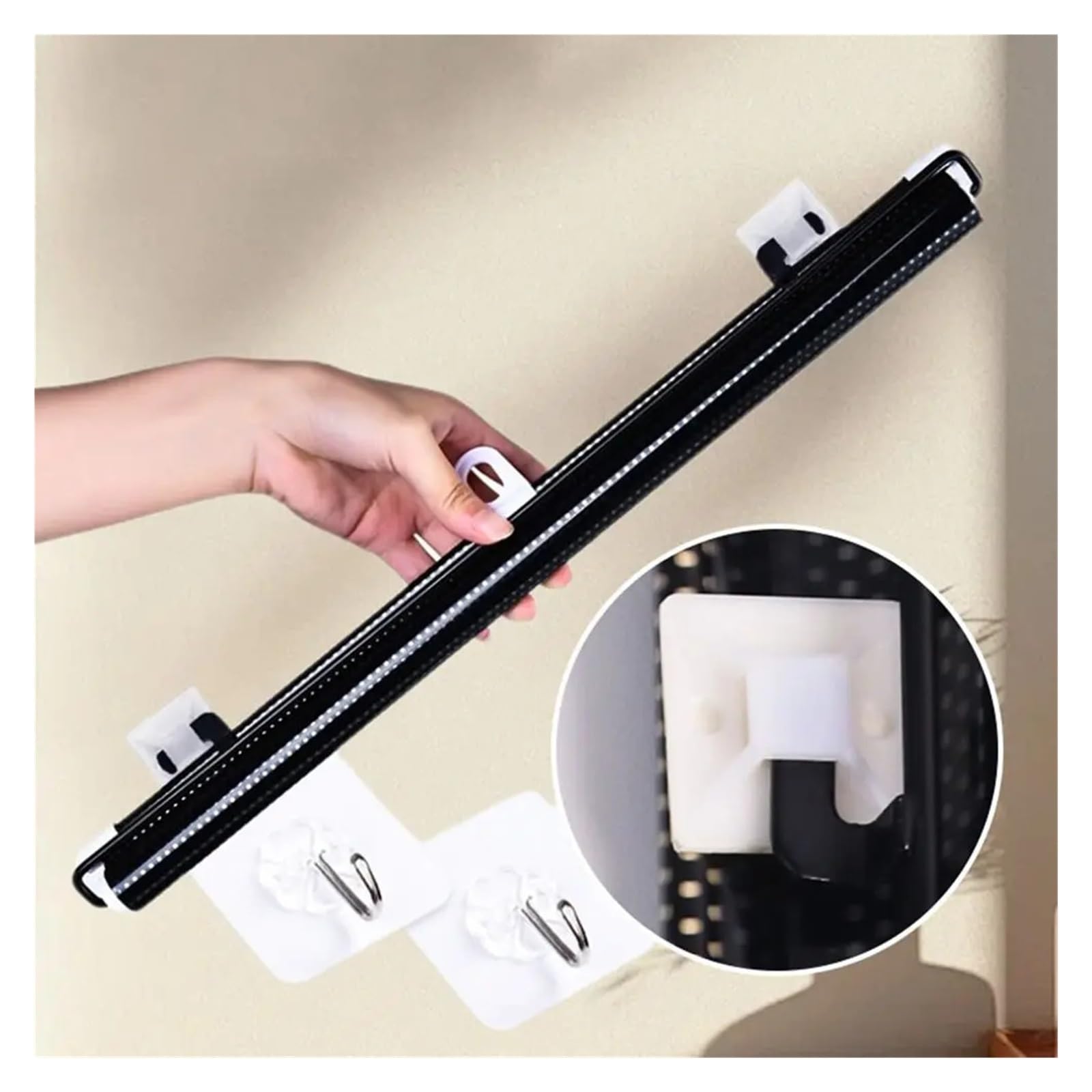 Einziehbare Zaun Tor Barriere Klapp Haustier Sicherheit Gehäuse Universal Schwarz Baby Safe Guard Tür Hause Einfache Installation(68-125cm)