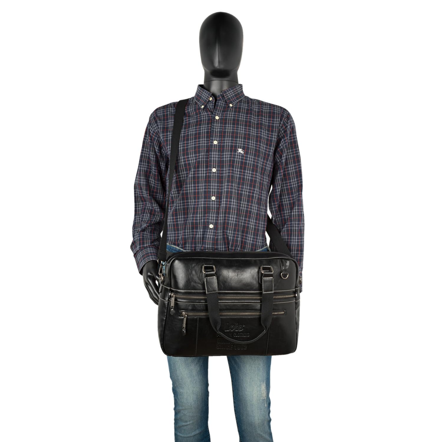 Borsa Porta pc Donna e Uomo - Borsa PC 15.6 Pollici con Tracolla e Rimovibi