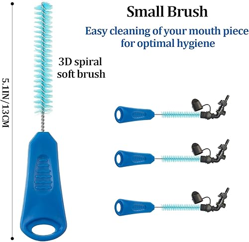 Miniatura 5 de Kit de limpieza de vejiga de hidratación, 2 paquetes de cepillo de limpieza de vejiga de agua 8 en 1, incluye cepillo flexible de vejiga larga para