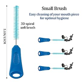 Patelai 2 Set 8 in 1 Hydration Bladder Cleaning Kit Includes 3 Different Brushes and Drying Collapsible Bladder Frame, Water Reservoir Backpack Cleaning Kit(Blue)