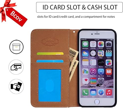 Miniatura 5 de Bcov Funda para iPhone 13 Pro, diseño de pájaro negro y verde con tapa para teléfono, con ranura para tarjetas, soporte para iPhone 13 Pro