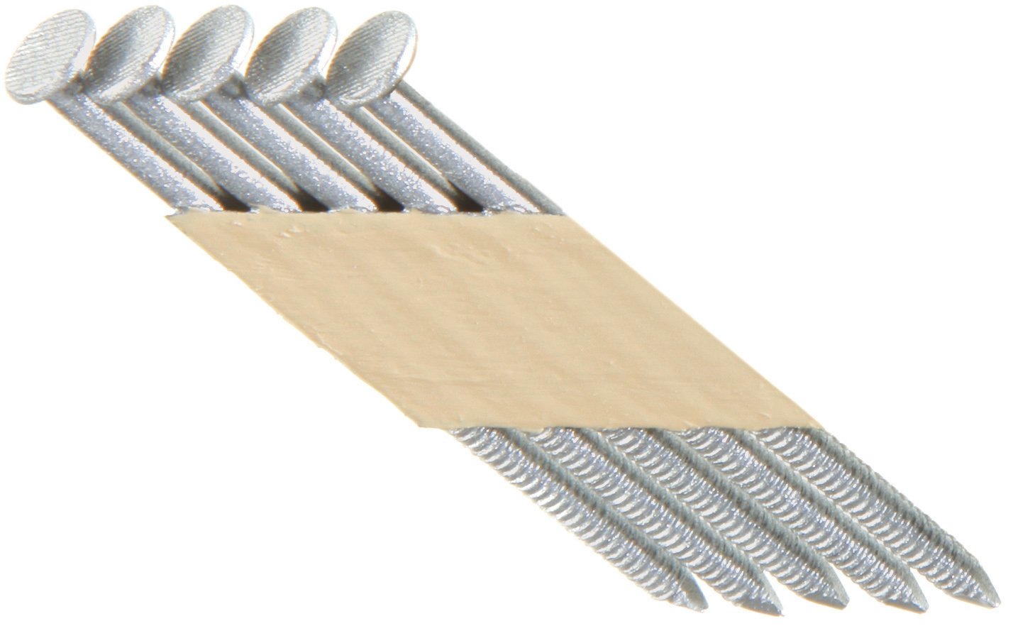 Grip Rite Prime Guard MAXC62888 33-Degree Paper Tape 2-3/8-Inch by .120-Inch Ring Shank Off-Set Round Head, Stainless Steel 1000 Per Box