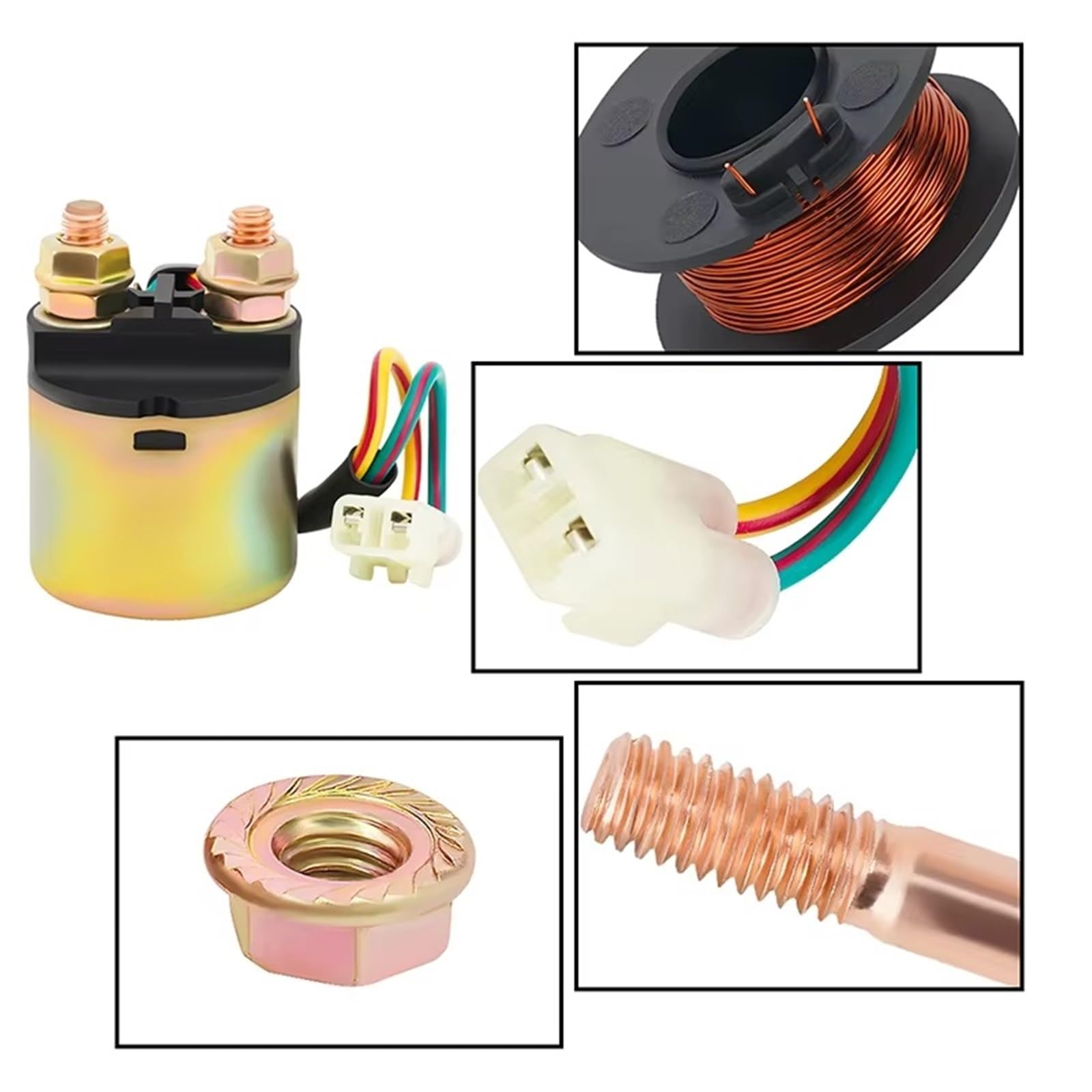 Compatibile Con Per SXS700 M2 M4 2014 Per TRX450 Per SPORTRAX 450R 2006-2009 2012 2013 2014 Relè Solenoide Avviamento Elettrico Per Moto