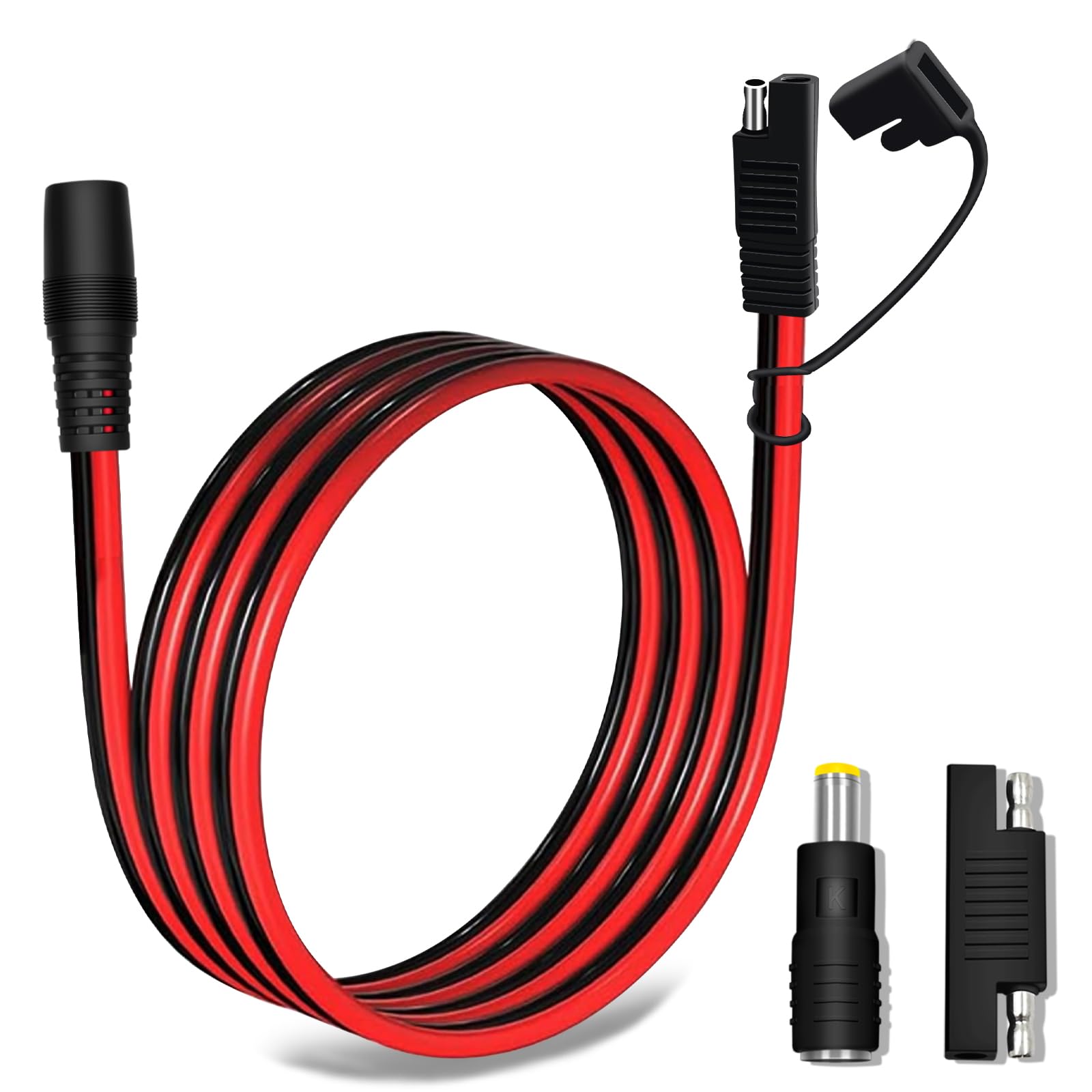 COMeap 6FT 1.8M SAE to DC8mm Female Adapter for Jackery Solar