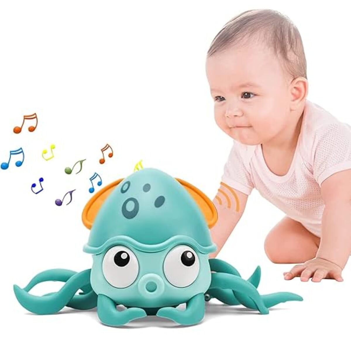 See full amazon price history chart for BABYLAMA Baby Musical Octopus Crawling Toy for Kids Interactive Dancing Octopus with Music and LED Lights Automatically Avoids Obstacles | Tummy Time Toy for Infants | Boys and Girls BABYLAMA Baby Musical Octopus Crawling Toy for Kids Interactive Dancing Octopus with Music and LED Lights Automatically Avoids Obstacles | Tummy Time Toy for Infants | Boys and Girls (B0CPJ2LJHX) Amazon Price History, Amazon Price Tracker